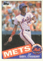 1985 Topps Baseball Cards      570     Darryl Strawberry
